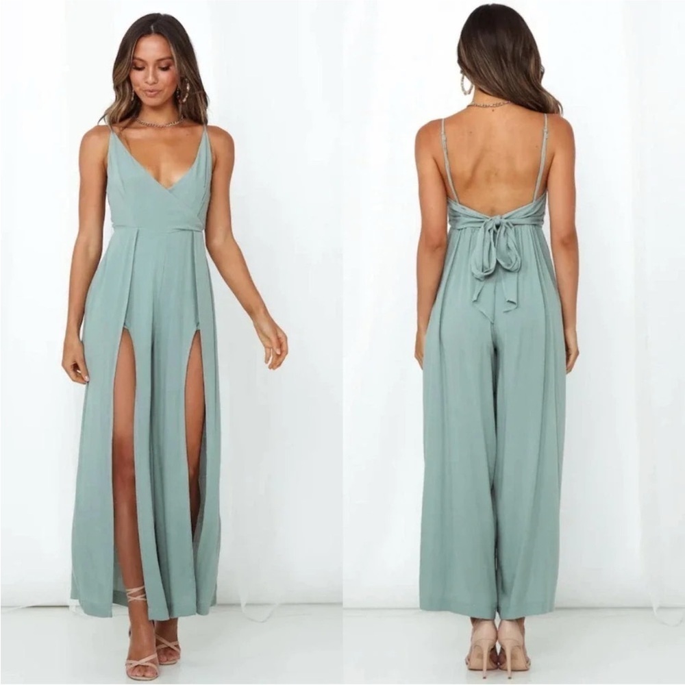 NWT Hello Molly Beautiful Thing Jumpsuit in Green Size US 4 (S)